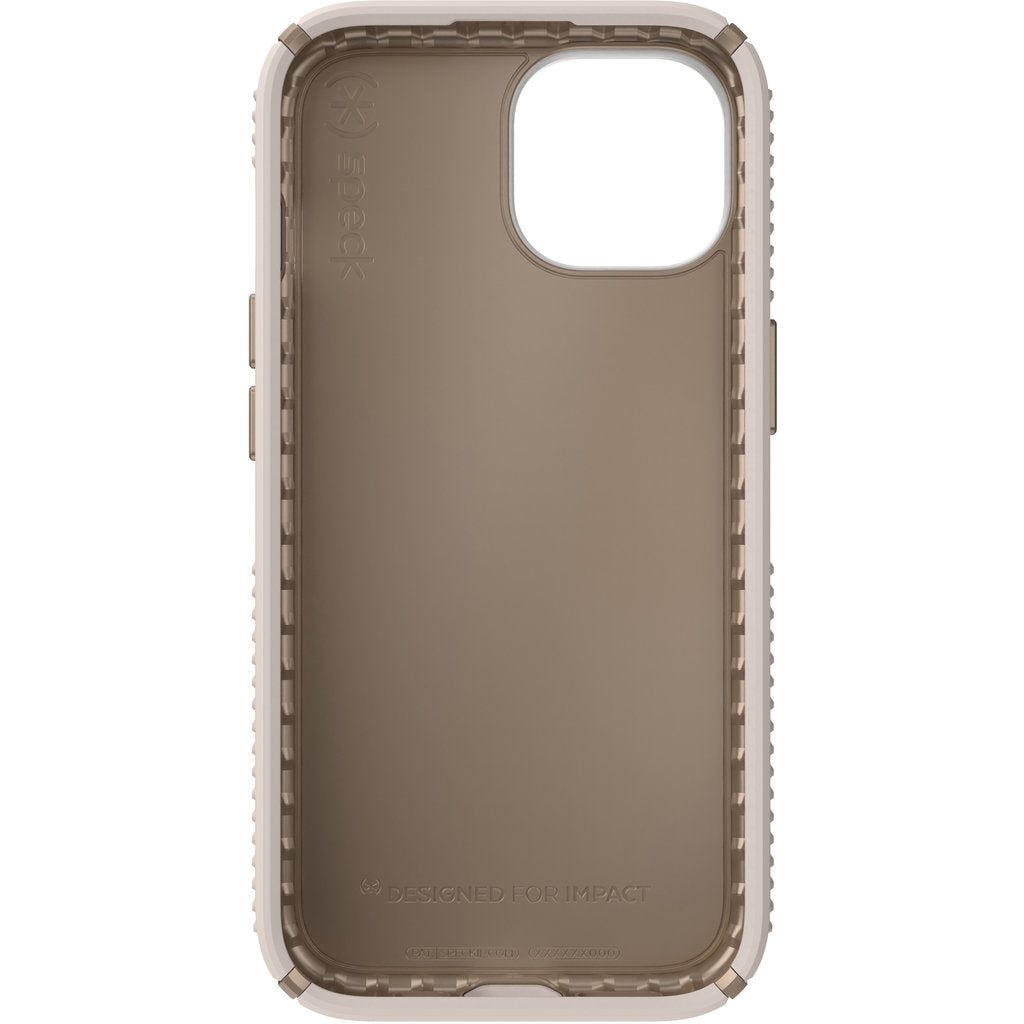 Speck Presidio2 Grip Apple iPhone 17e/16e/15/14/13 Bleached Bone -  with Microban