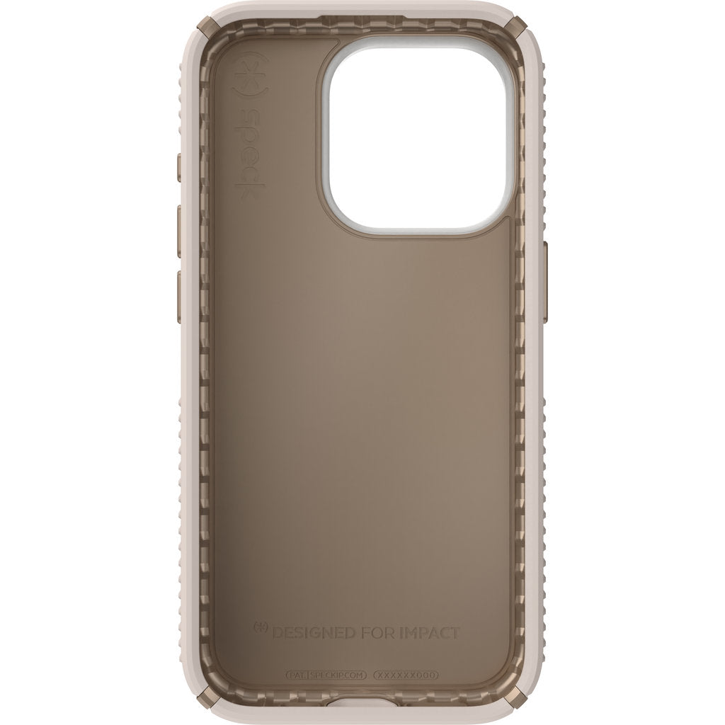 Speck Presidio2 Grip Apple iPhone 15 Pro Bleached Bone -  with Microban