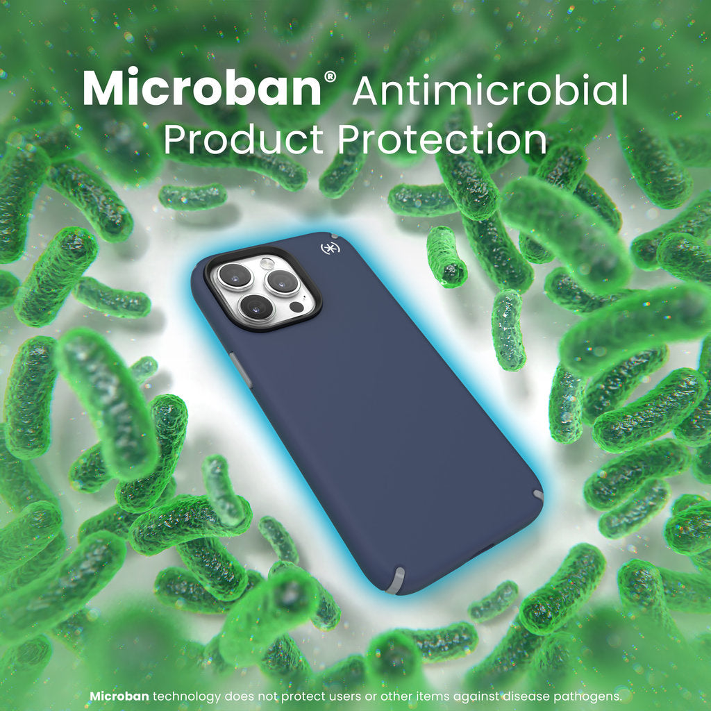 Speck Presidio2 Pro + MS Apple iPhone 15 Pro Max Coastal Blue -  with Microban