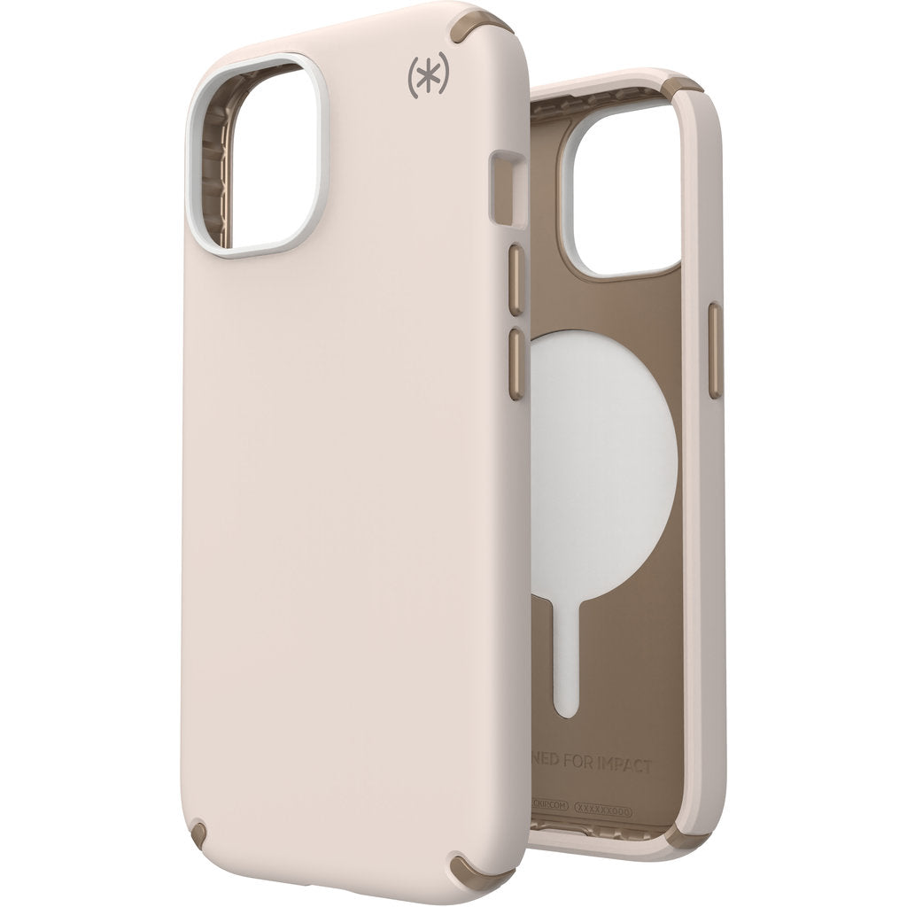 Speck Presidio2 Pro + MS Apple iPhone 17e/16e/15/14/13 Bleached Bone -  with Microban