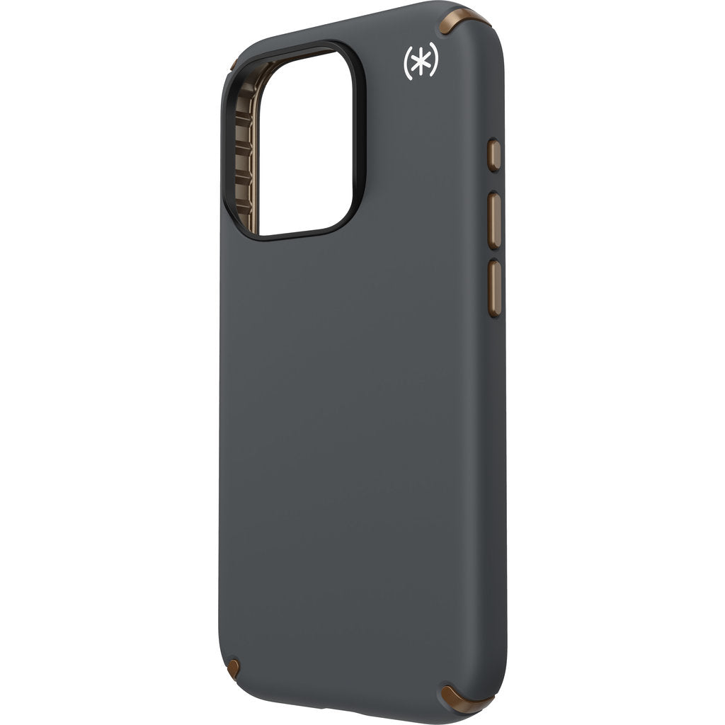 Speck Presidio2 Pro + MS Apple iPhone 15 Pro Charcoal Grey - mit Microban