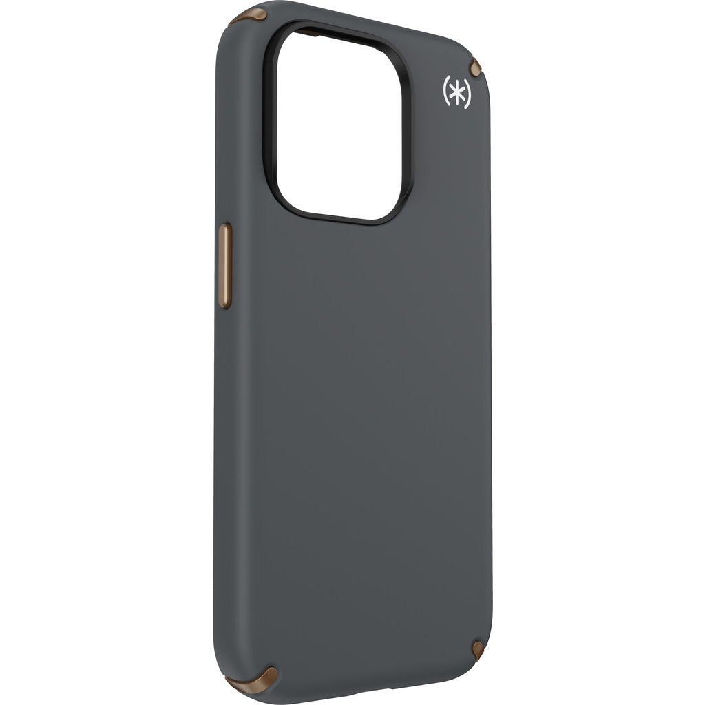 Speck Presidio2 Pro + MS Apple iPhone 15 Pro Charcoal Grey - mit Microban
