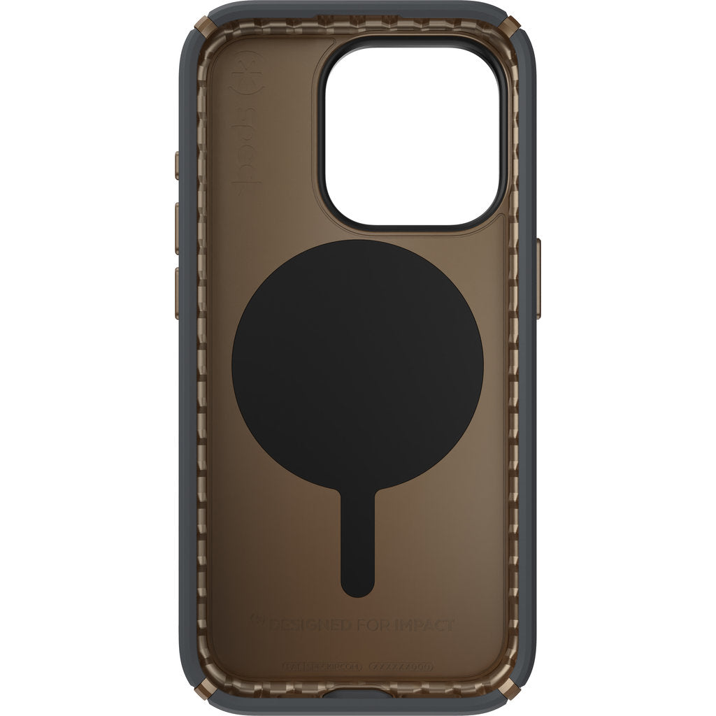 Speck Presidio2 Pro + MS Apple iPhone 15 Pro Charcoal Grey - mit Microban