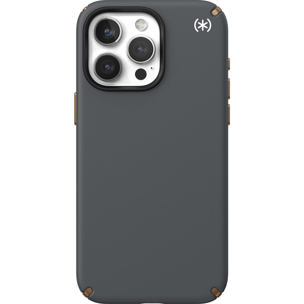 Speck Presidio2 Pro + MS Apple iPhone 15 Pro Max Charcoal Grey -  with Microban