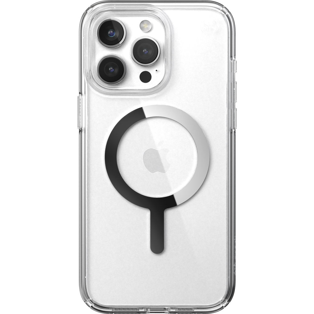 Speck Presidio Perfect Clear + MS Apple iPhone 15 Pro Max Clear - with Microban