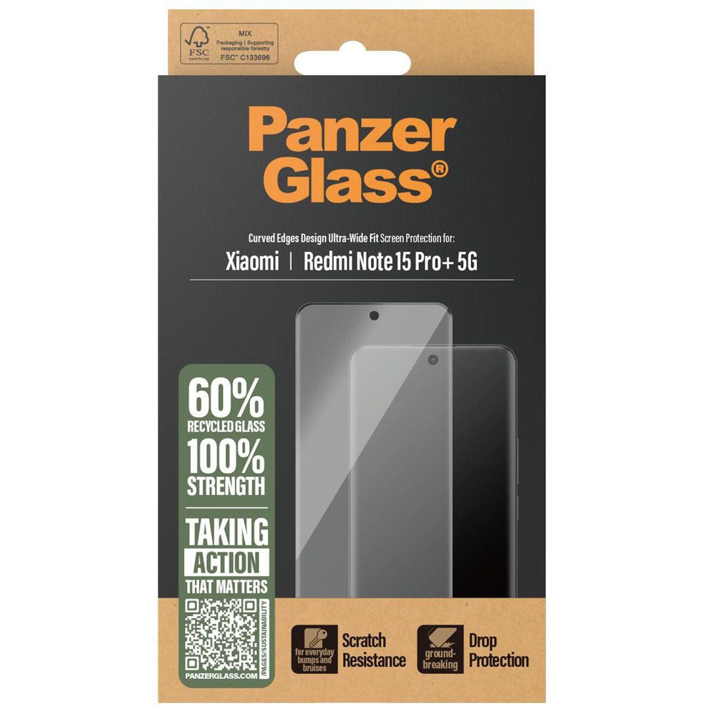 PanzerGlass Xiaomi Redmi Note 15 Pro+ 5G Ultra Wide Fit