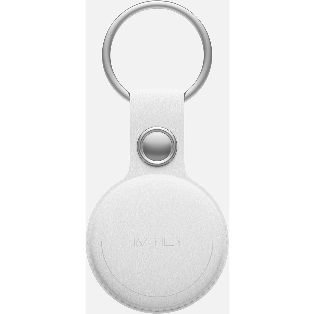 MiLi MiTag & Leather Case iOS - White - 1 Pack
