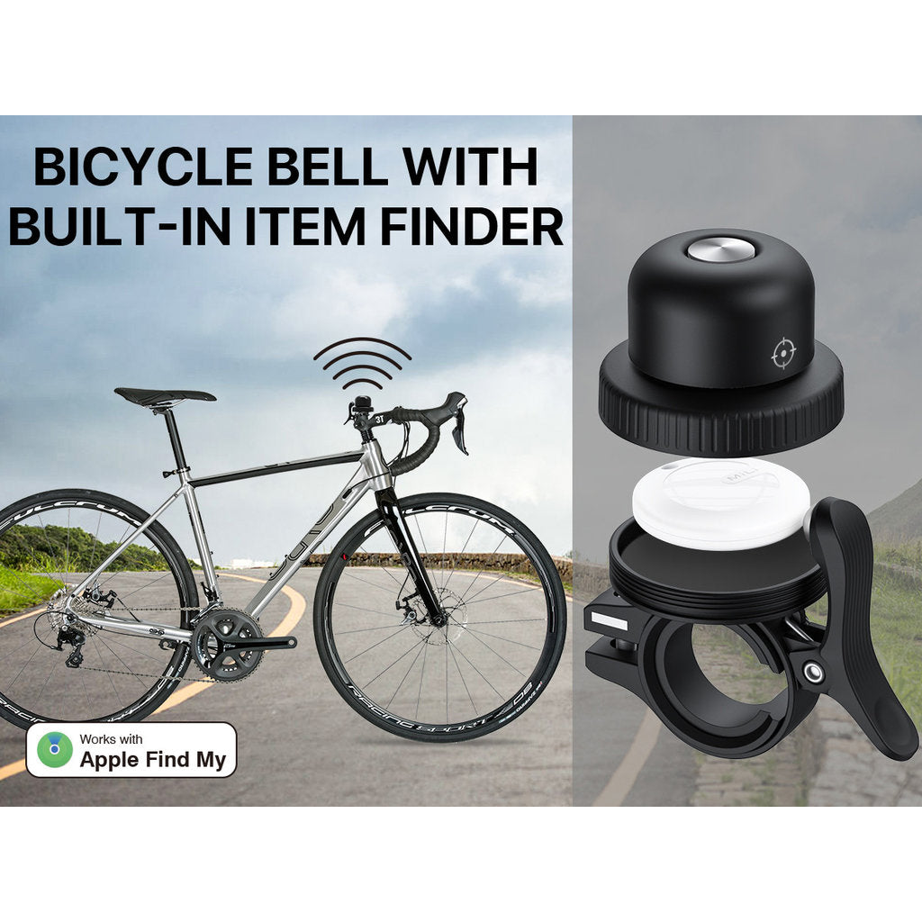 MiLi MiBell Copper Bicycle Anti-Loss Bell iOS - Black