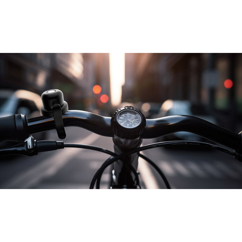 MiLi MiBell Copper Bicycle Anti-Loss Bell iOS - Black