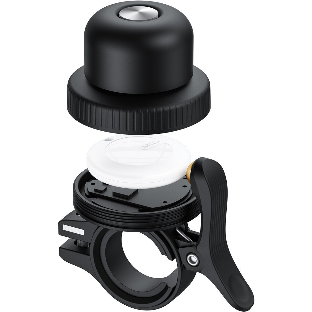 MiLi MiBell Copper Bicycle Anti-Loss Bell iOS - Black