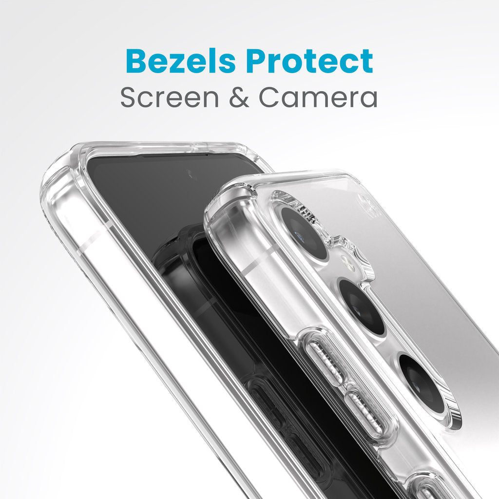 Speck Presidio Perfect Clear Samsung Galaxy S24 Plus Clear - with Microban