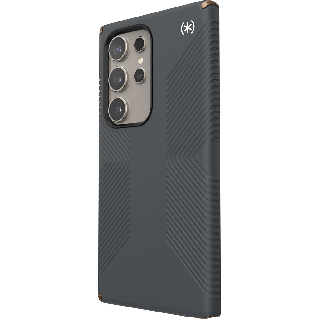 Speck Presidio2 Grip Samsung Galaxy S24 Ultra Charcoal Grey - with Microban