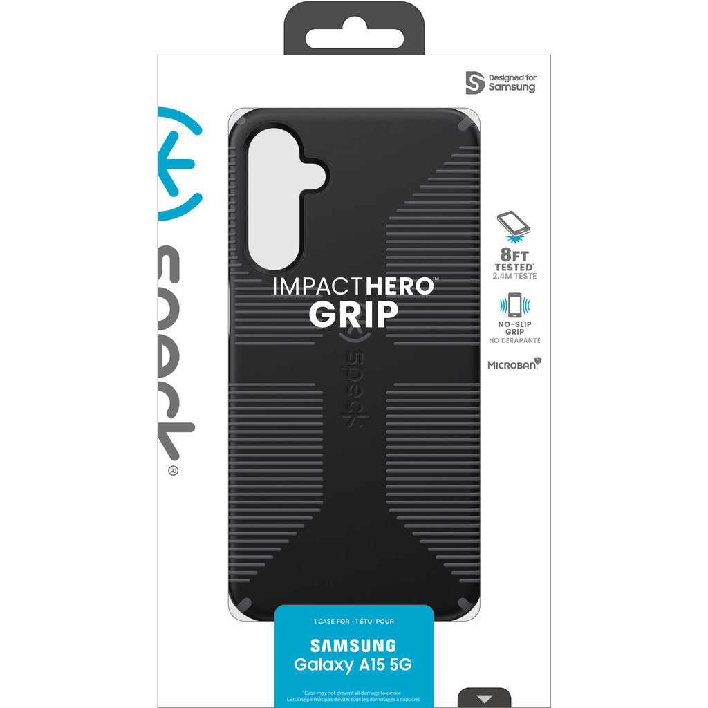 Speck Impact Hero Grip Samsung Galaxy A15 5G Black