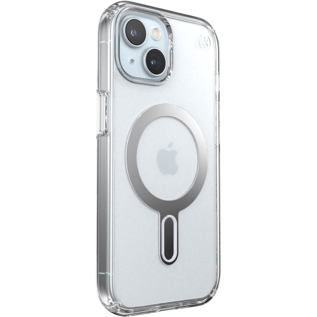 Speck Presidio Clear + ClickLock Apple iPhone 17e/16e/15/14/13 Clear -  with Microban