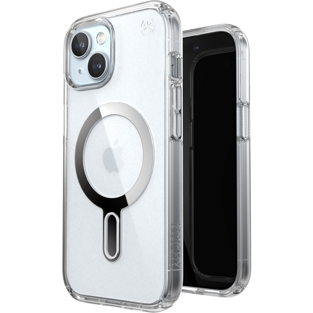 Speck Presidio Clear + ClickLock Apple iPhone 17e/16e/15/14/13 Clear -  with Microban