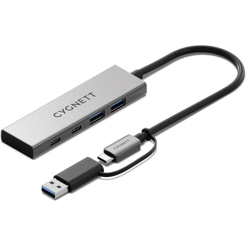 Cygnett Unite 4-in-1 USB-C to USB-C and USB-A Hub