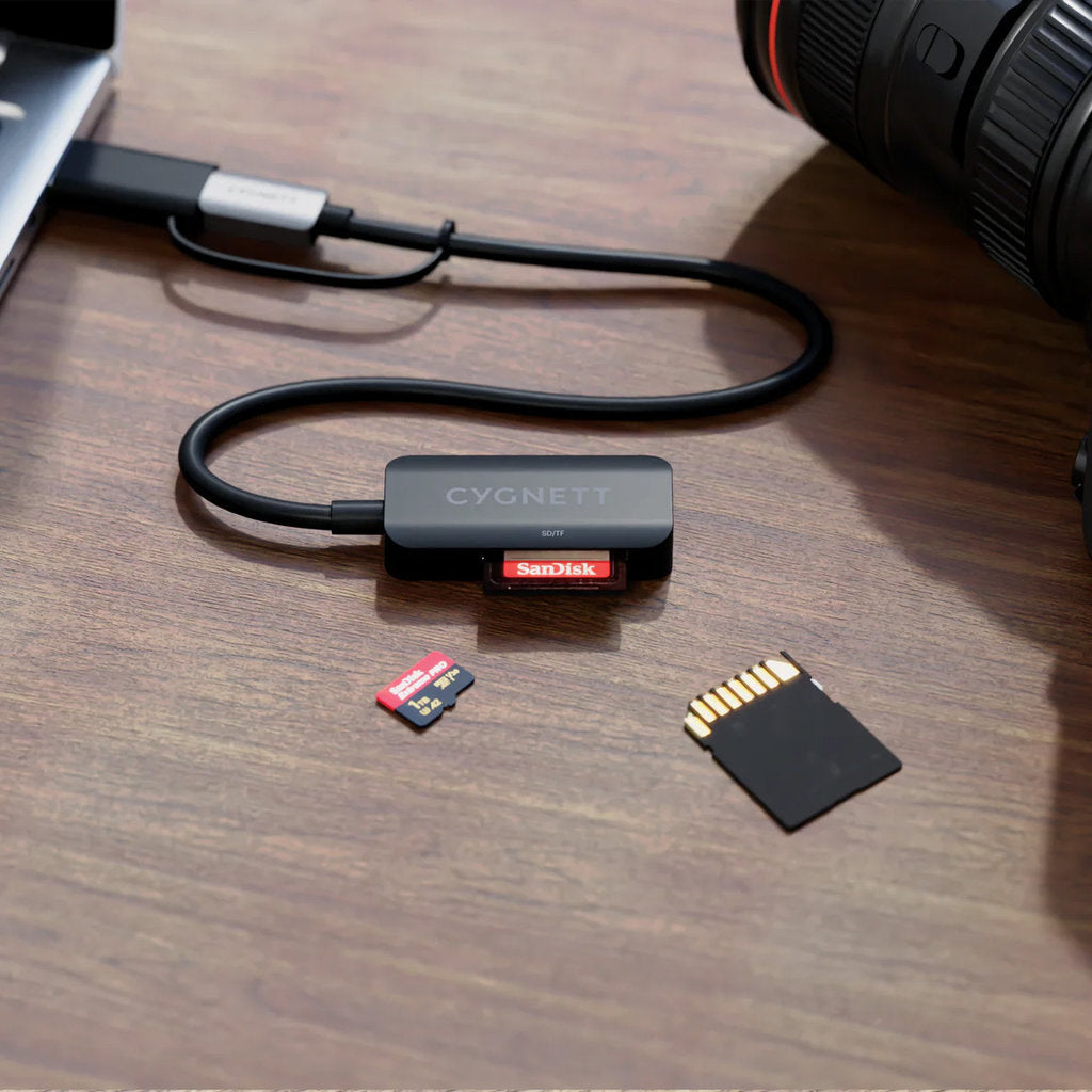 Cygnett Unite  USB-C to SD and Micro-SD Adapter