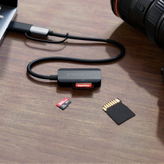 Cygnett Unite  USB-C to SD and Micro-SD Adapter