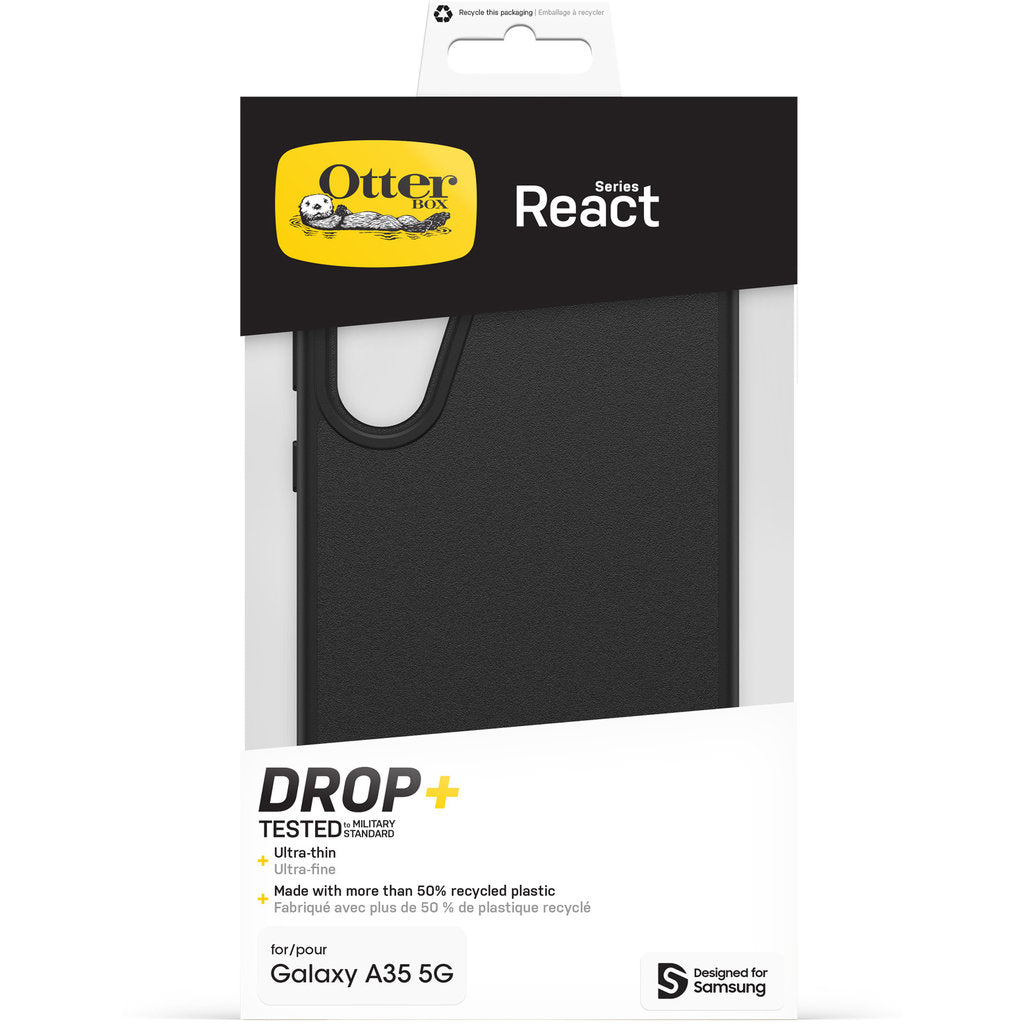 OtterBox React Case Samsung Galaxy A35 5G Black