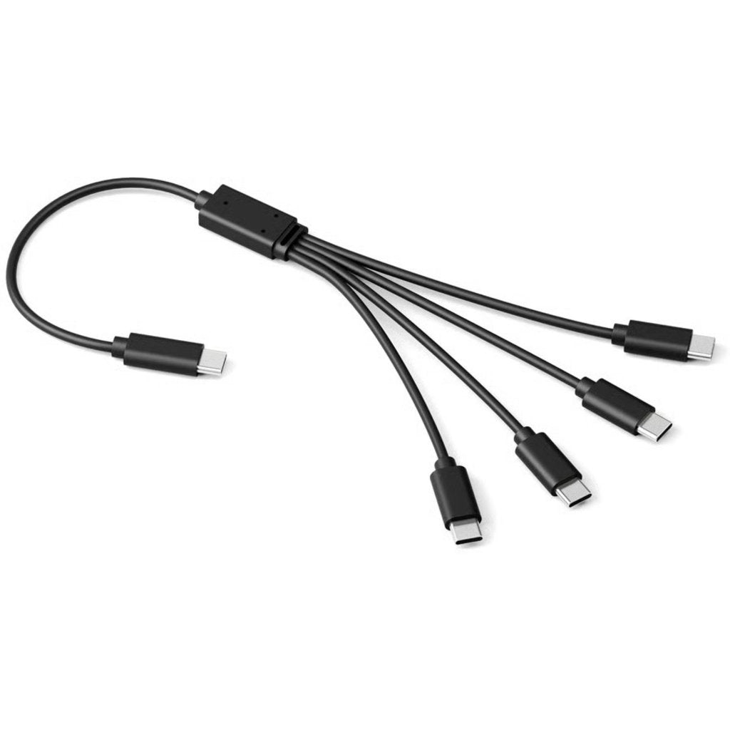 Cygnett AA USB-C wiederaufladbare Batterie – 4er Pack – Schwarz