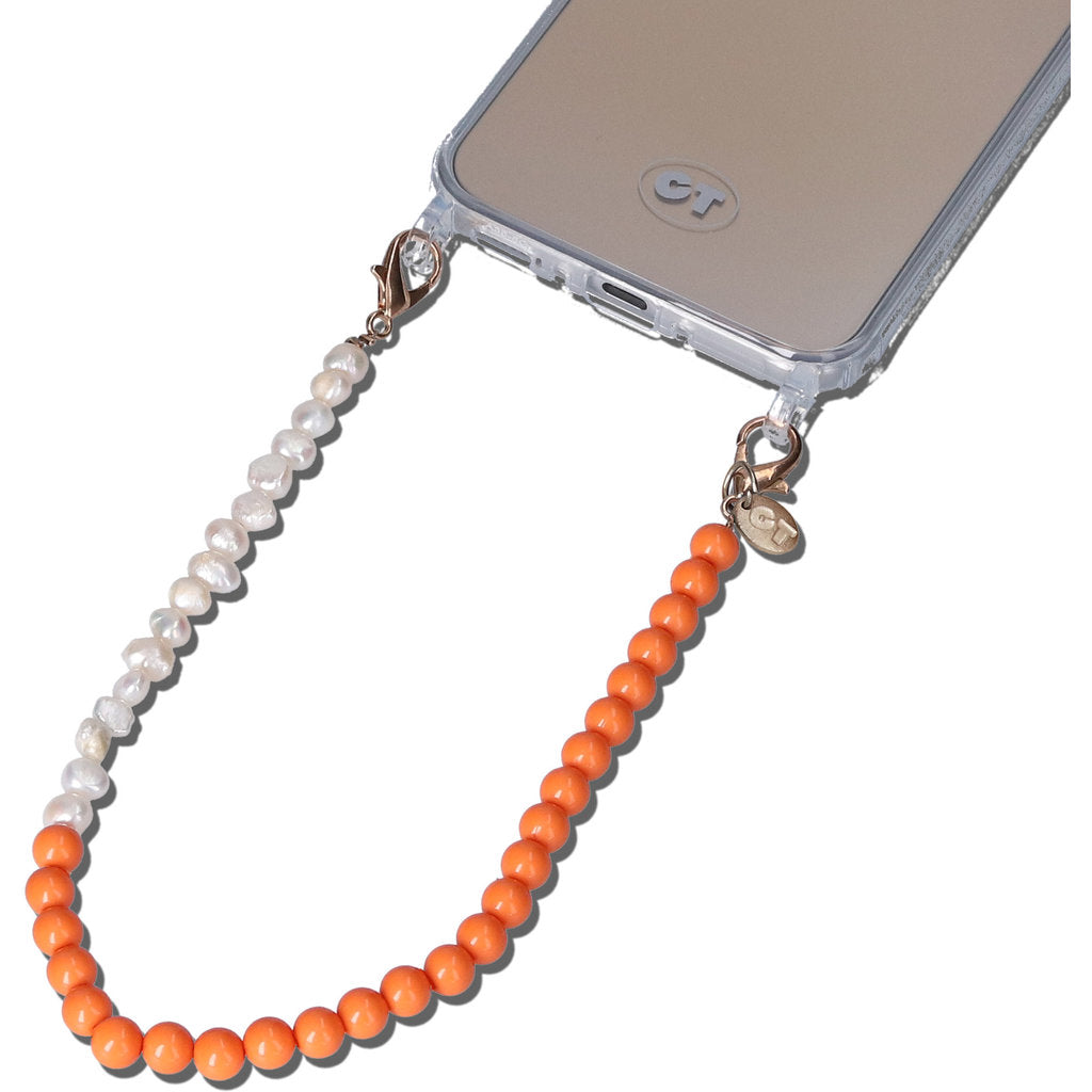 Casetastic Bracelet de poignet Perles - Orange (30cm)