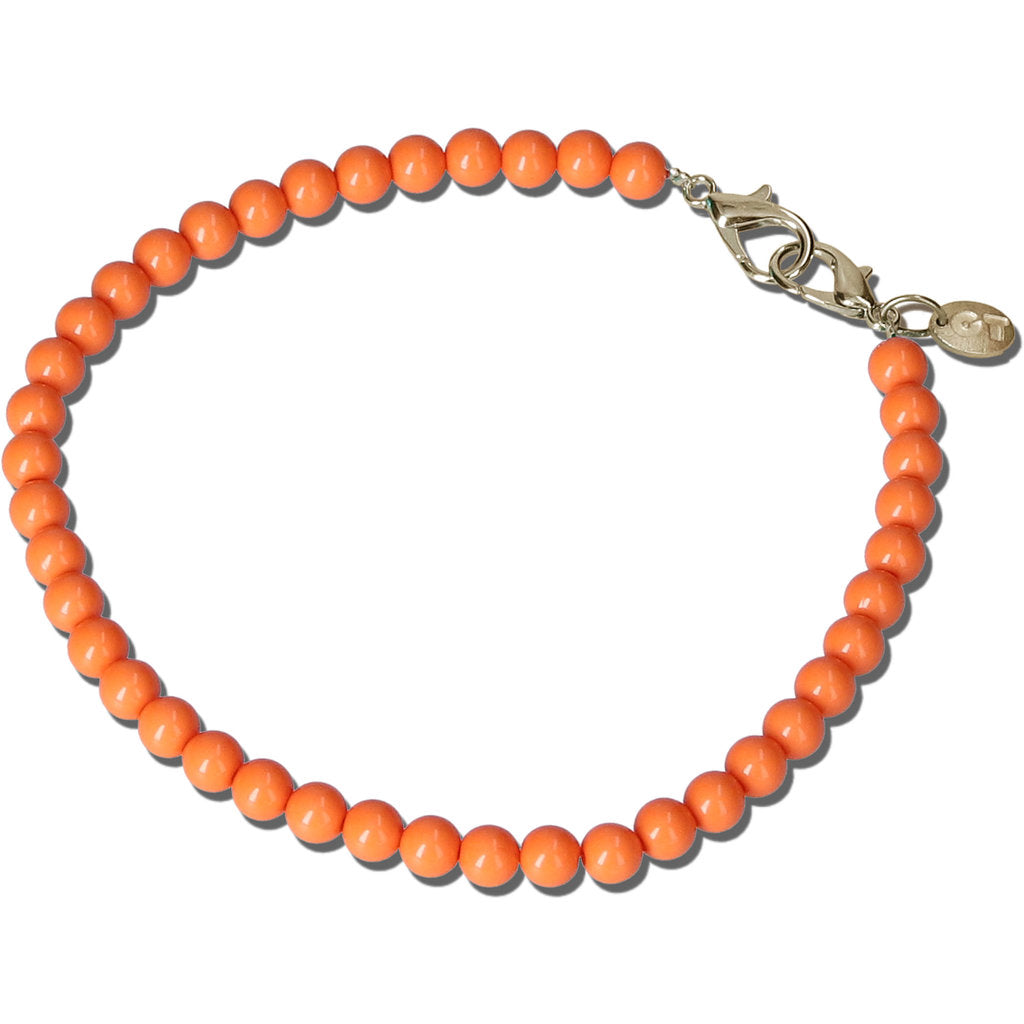 Casetastic Wrist band Beads  - Orange (30cm)