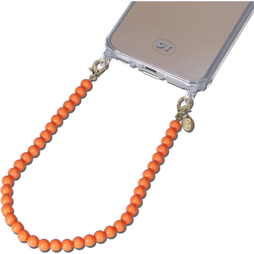 Casetastic Wrist band Beads  - Orange (30cm)