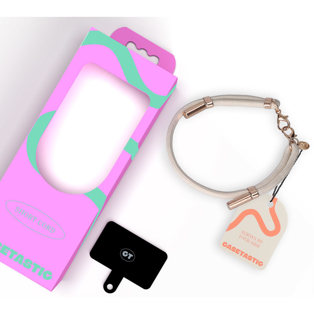 Casetastic Wrist band Cord - Pale White