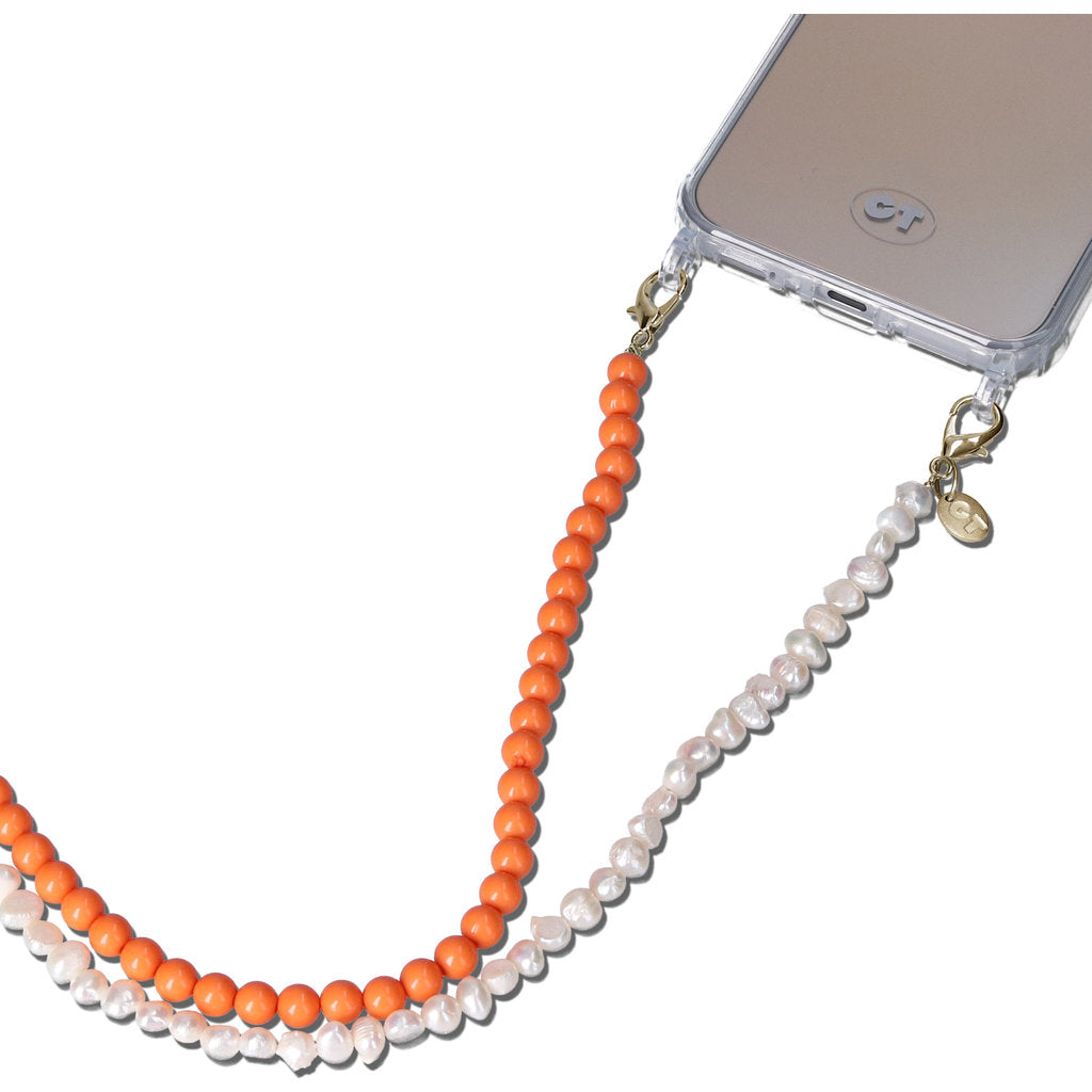 Casetastic Lanière Perles - Orange (125cm)