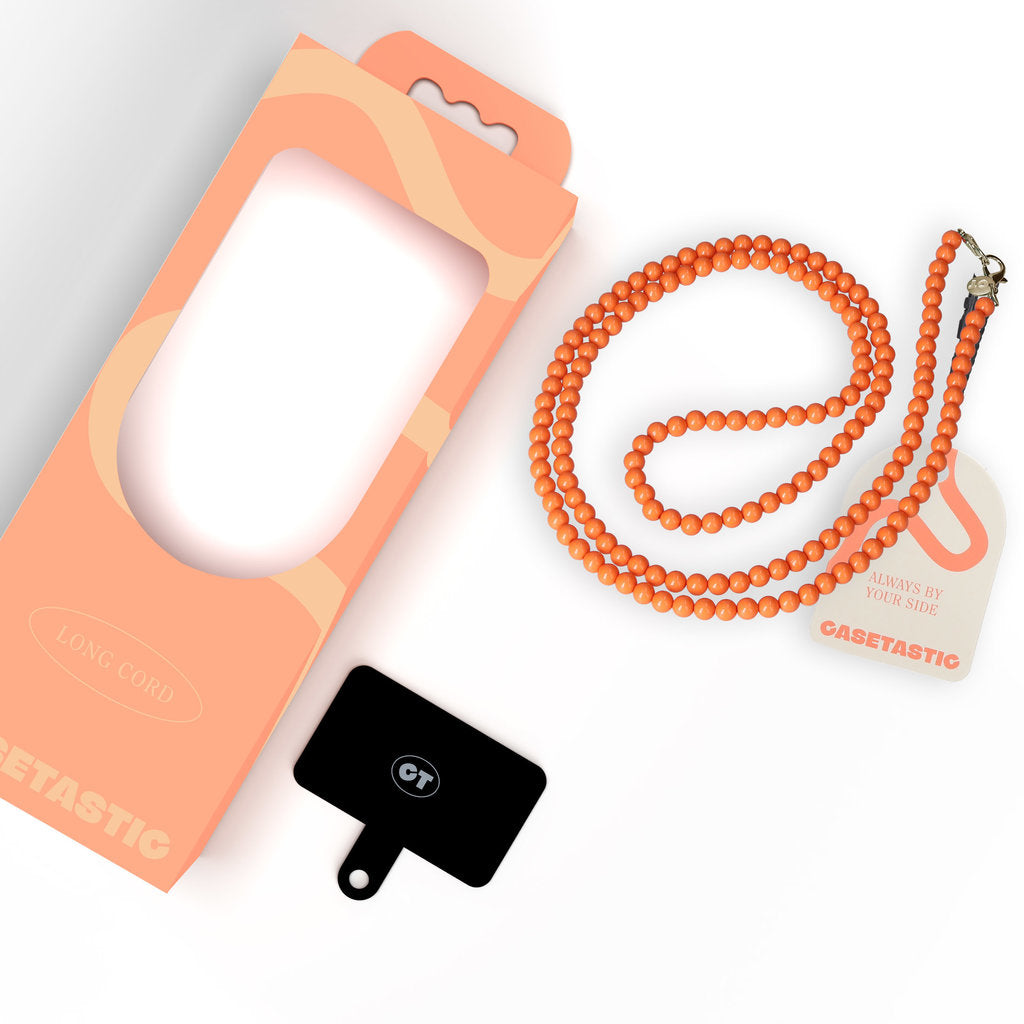 Casetastic Lanière de Perles - Orange (125cm)