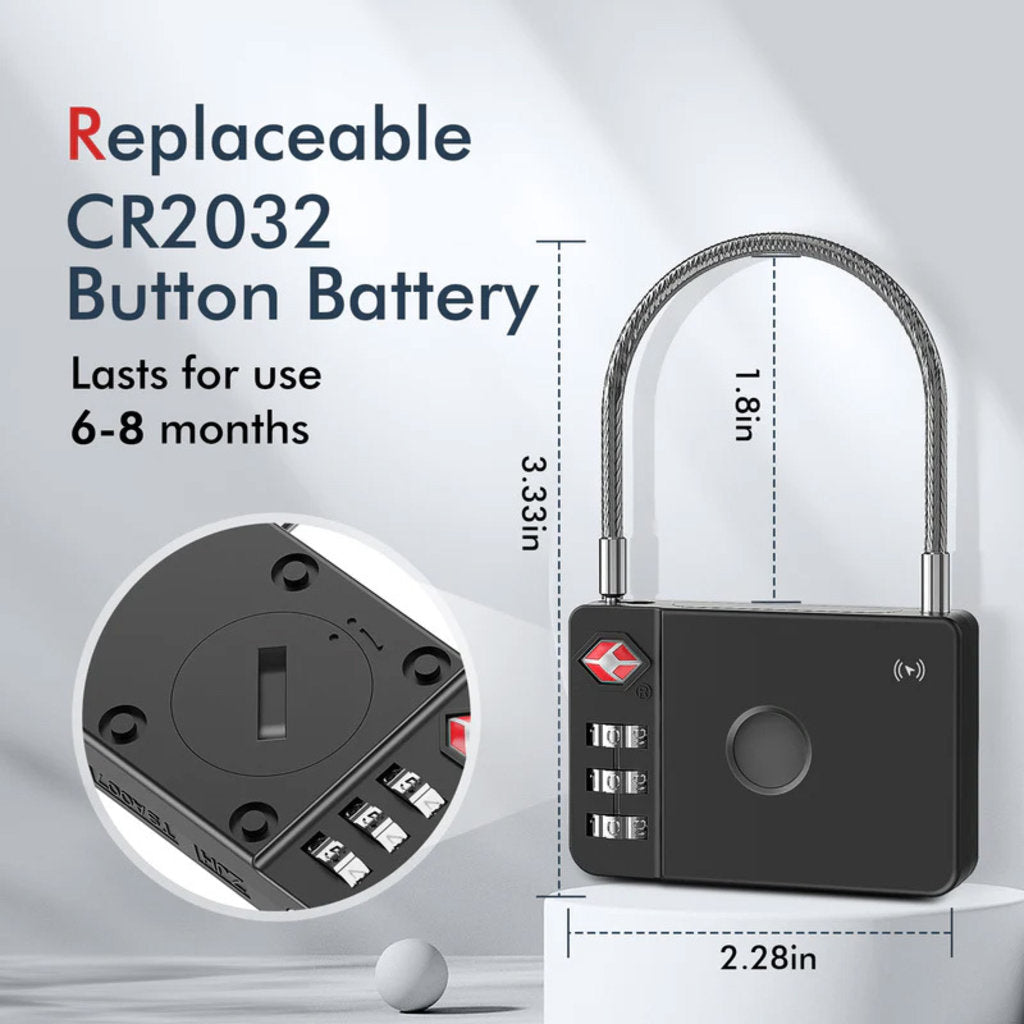 MiLi MiLock Smart Anti-Loss Lock iOS Black