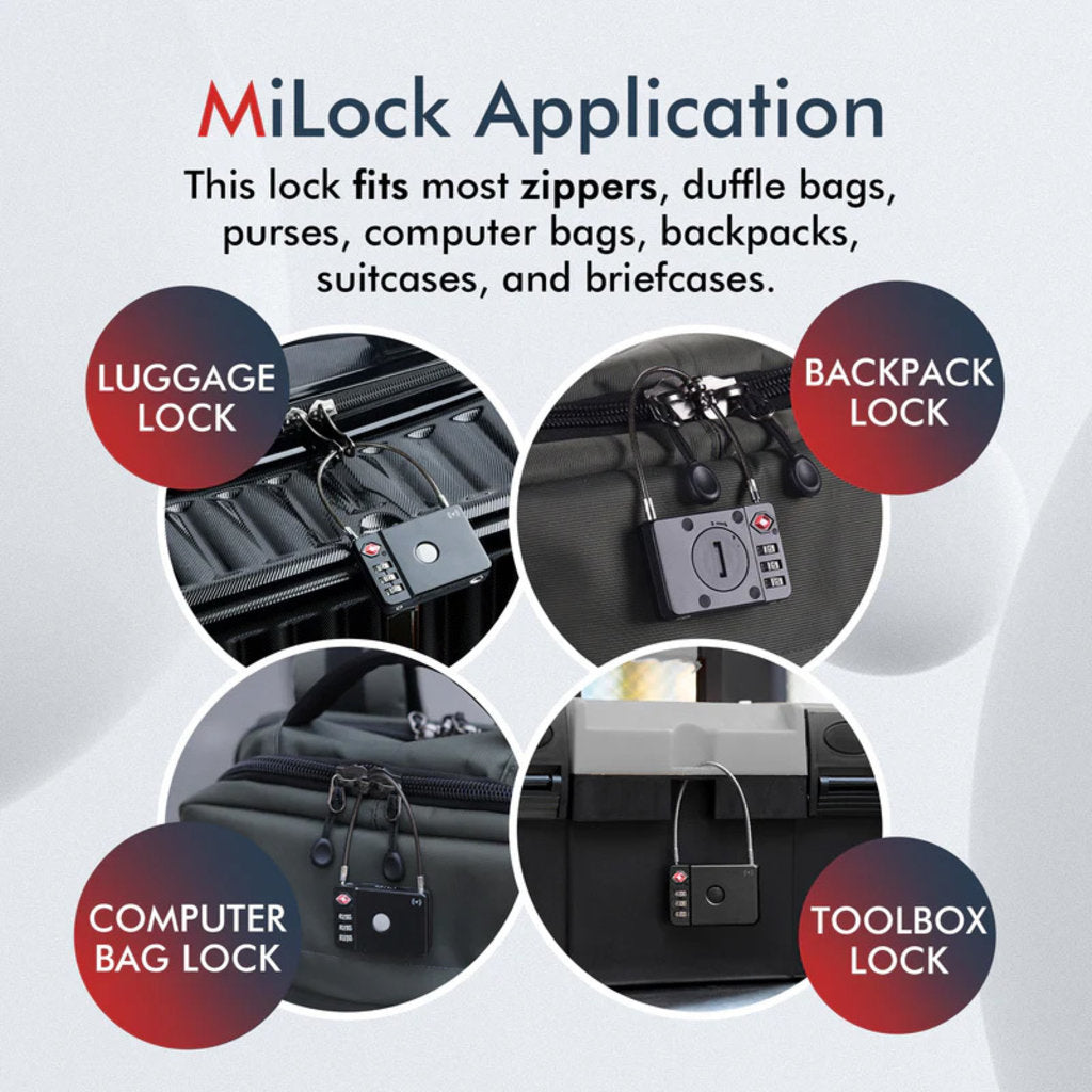 MiLi MiLock Smart Anti-Loss Lock iOS Black