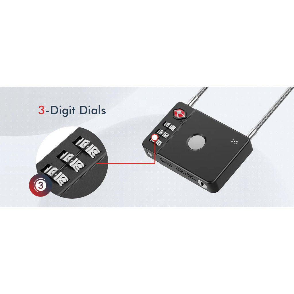 MiLi MiLock Smart Anti-Loss Lock iOS Black