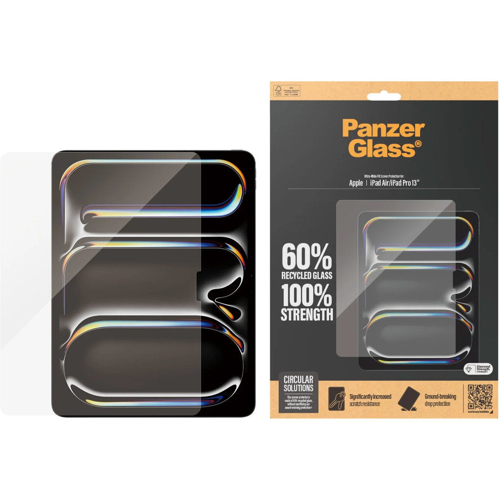 PanzerGlass Apple iPad Air 13 (2024-2026) / Apple iPad Pro 13 (2024-2026) Ultra-Wide Fit