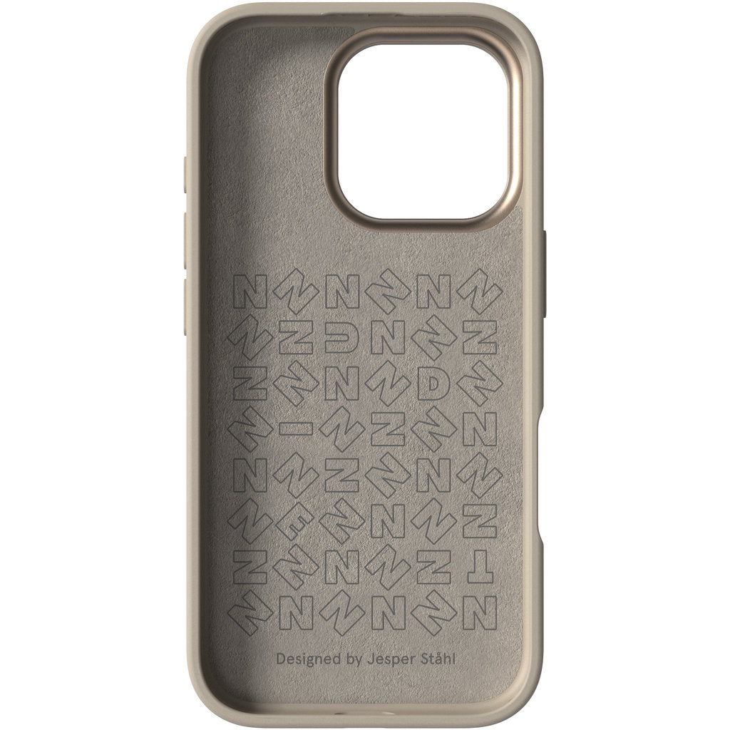 Nudient Bold MagSafe Case Apple iPhone 16 Pro Linen Beige