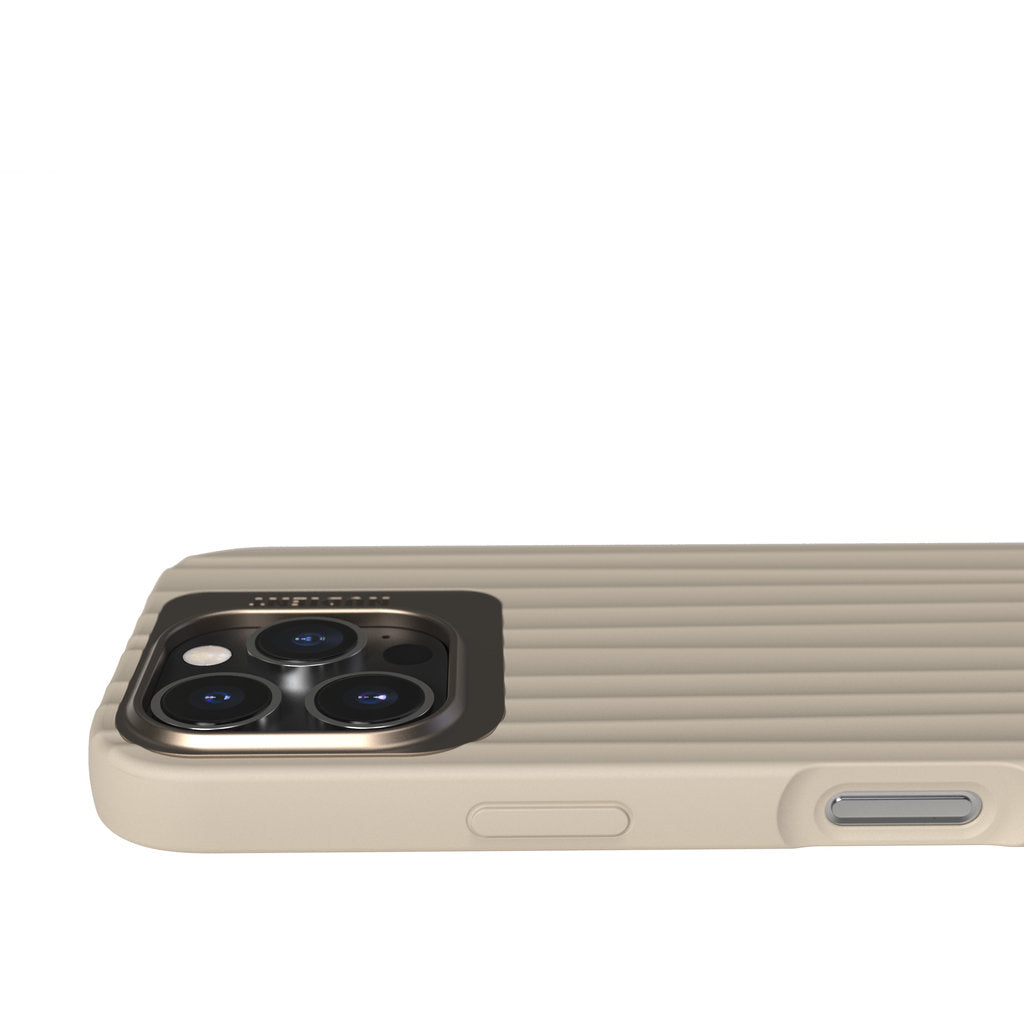 Nudient Bold MagSafe Case Apple iPhone 16 Pro Linen Beige
