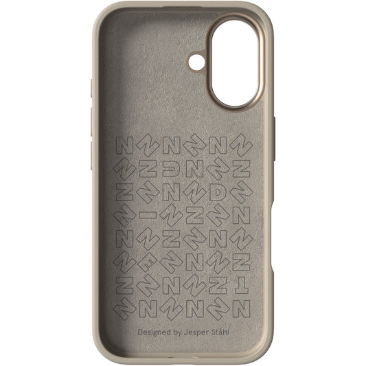 Nudient Bold MagSafe Case Apple iPhone 16 Linen Beige