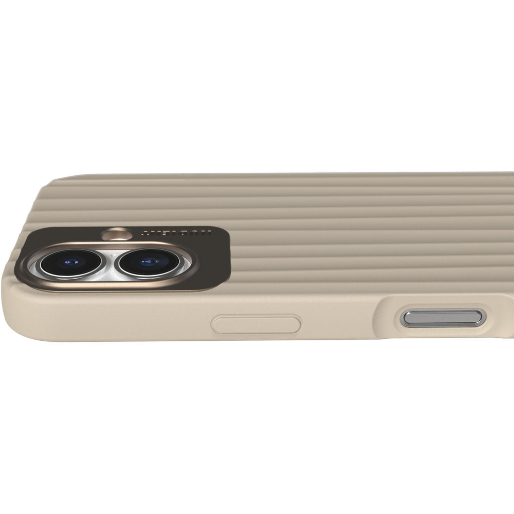 Nudient Bold MagSafe Case Apple iPhone 16 Leinen Beige