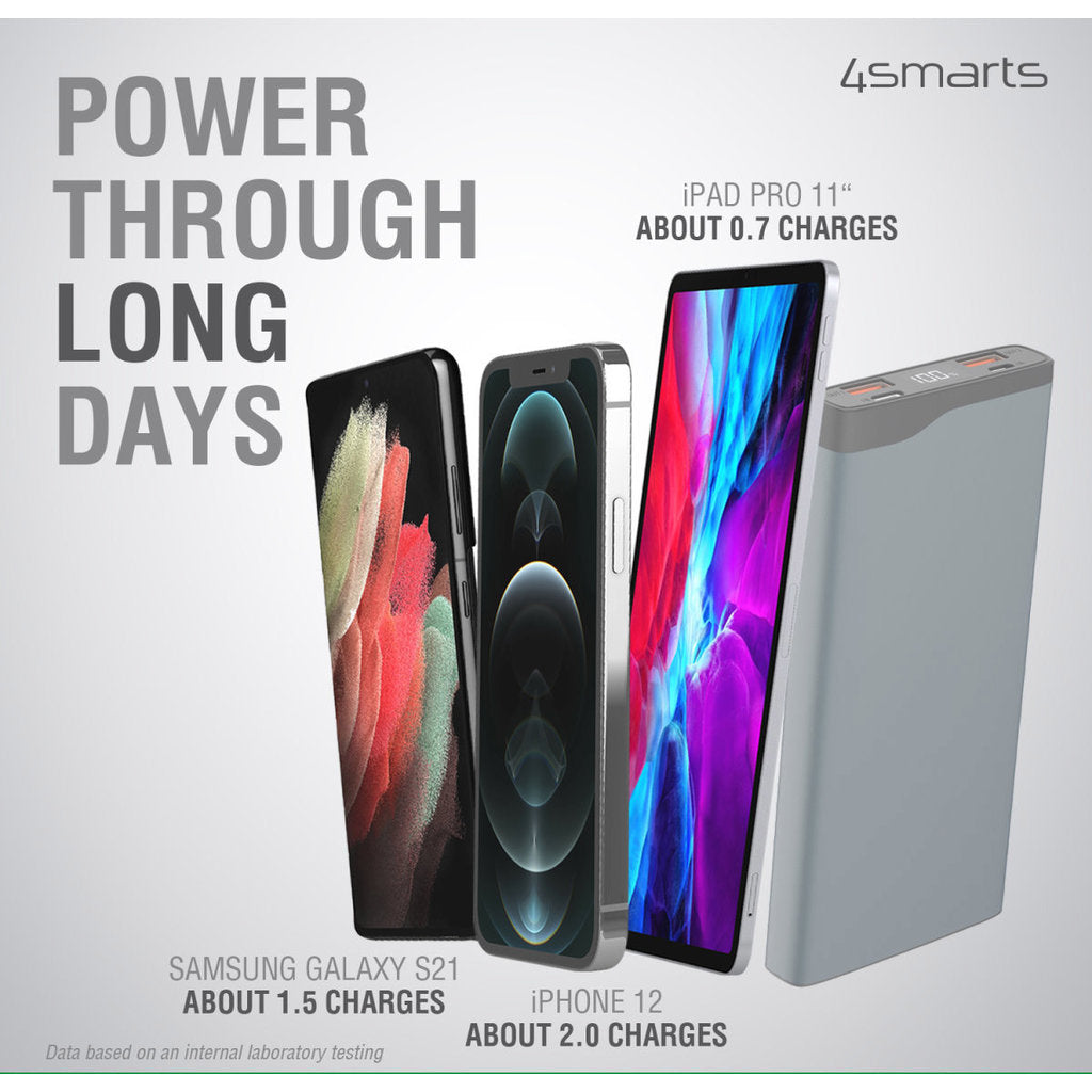 4Smarts Powerbank VoltHub Pro 10.000 mAh QC/PD 22.5W Black