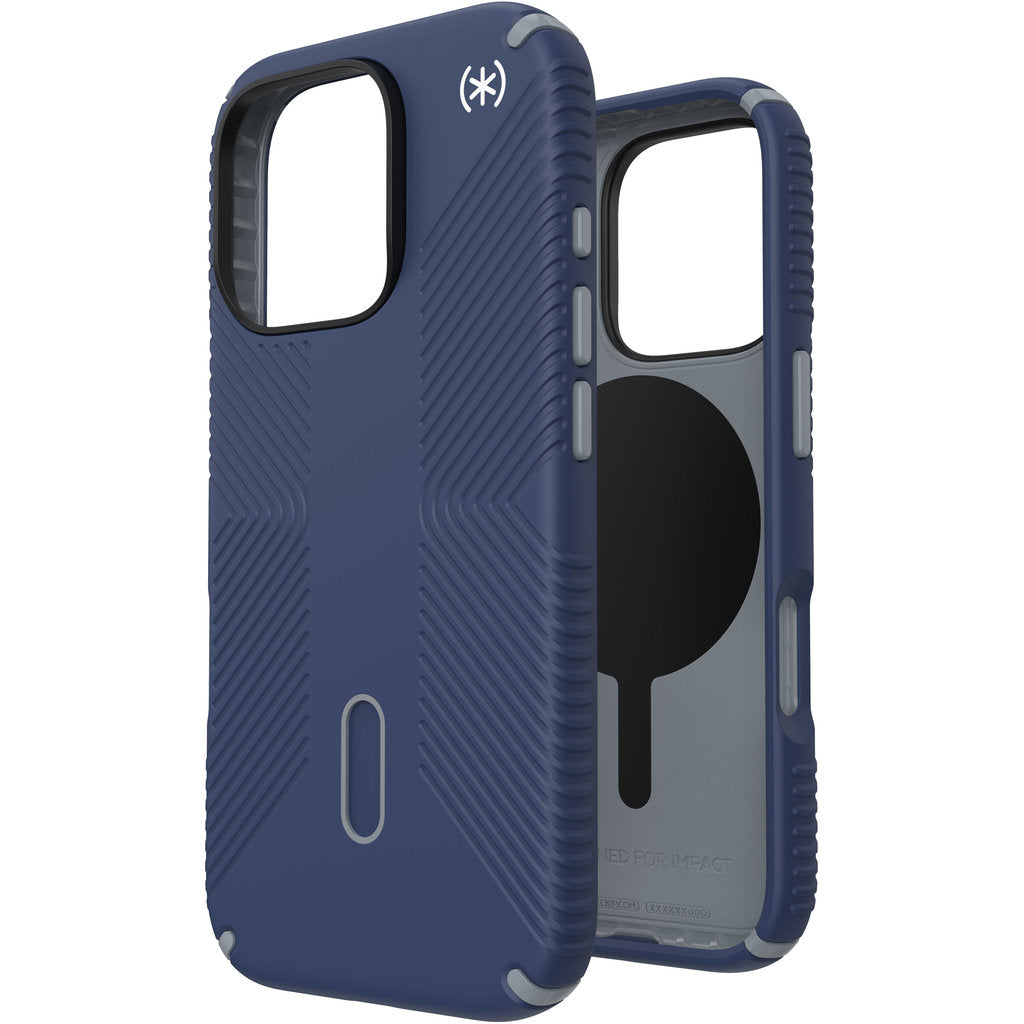 Speck Presidio2 Grip + ClickLock Apple iPhone 16 Pro Coastal Blue -  with Microban