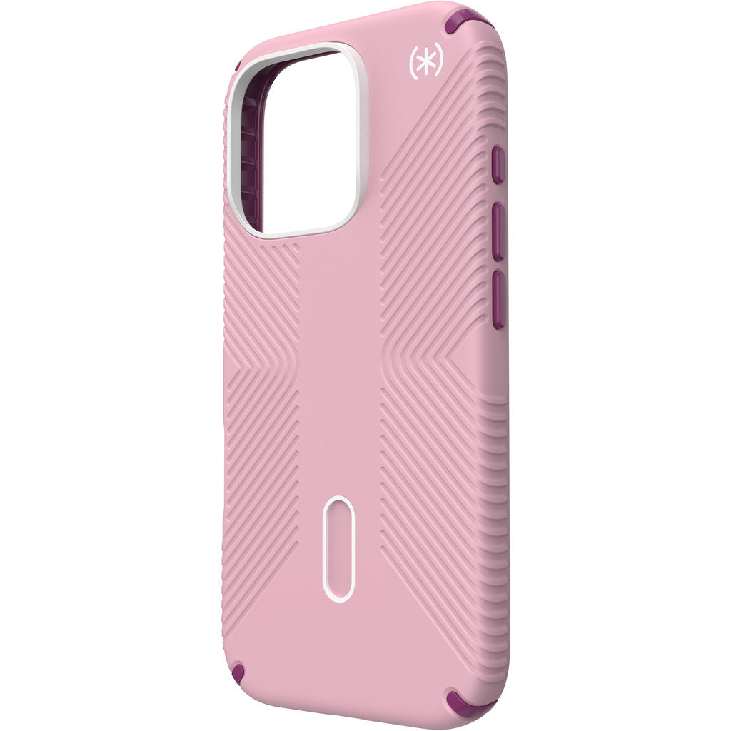 Speck Presidio2 Grip + ClickLock Apple iPhone 16 Pro Wednesday Pink - avec Microban