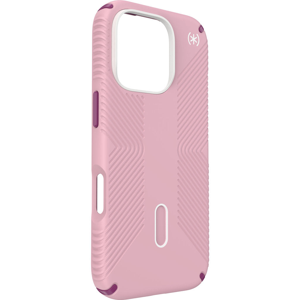 Speck Presidio2 Grip + ClickLock Apple iPhone 16 Pro Wednesday Pink - avec Microban