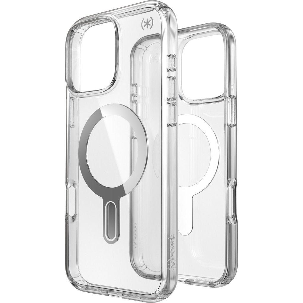 Speck Presidio Perfect Clear + ClickLock Apple iPhone 16 Pro Max Clear -  with Microban
