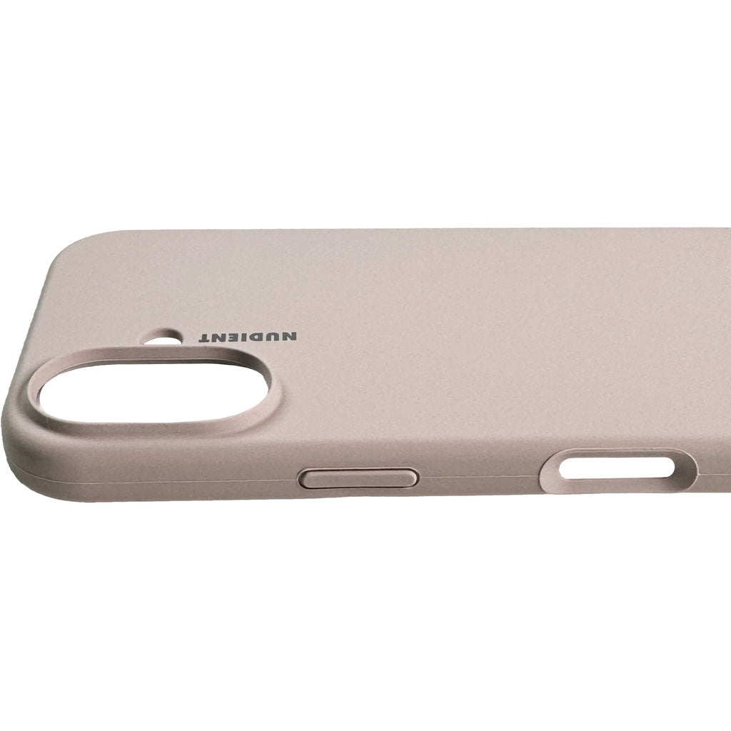 Nudient Base Case iPhone 16 Stone Beige