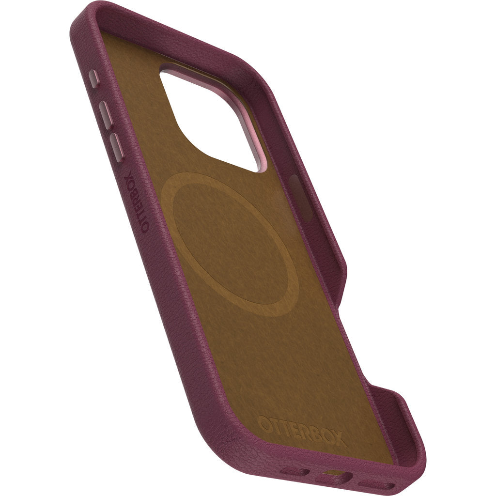 OtterBox Symmetry Cactus Leather Case Apple iPhone 16 Pro Max Maroon Bells