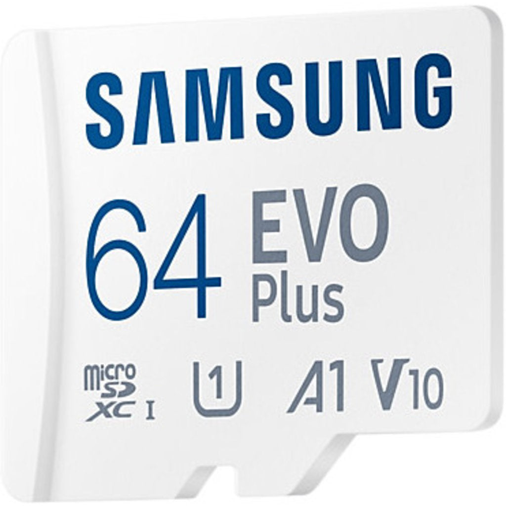 Samsung MicroSD EVO Plus (2024) 64GB + Adapter (160MB/s Class 10)