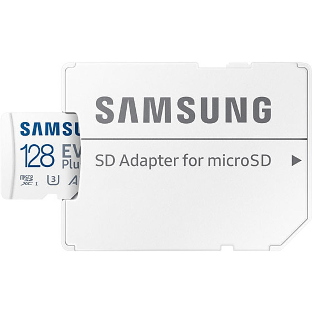 Samsung MicroSD EVO Plus (2024) 128GB + Adapter (160MB/s Class 10)