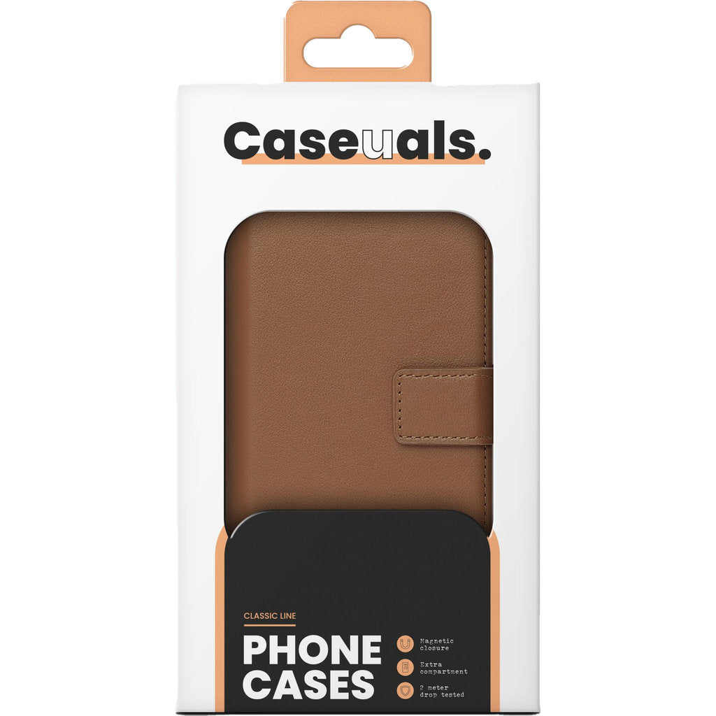 Caseuals Bookcase Samsung Galaxy S23 FE Brown