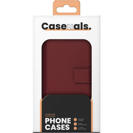 Caseuals Bookcase Samsung Galaxy A35 5G Red