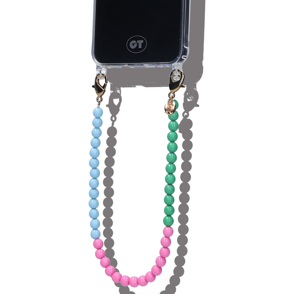 Casetastic Wrist band Beads  - Blue/Pink/Green(30cm)